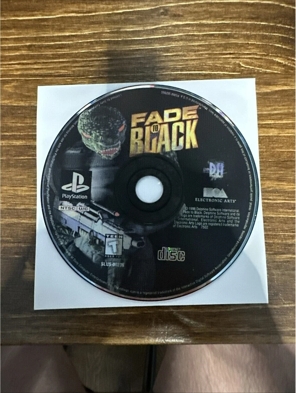 Fade To Black Sony PlayStation 1 PS1 Game Disc Only